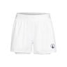 Point 2in1 Pantaloncini Donna-Bianco,Blu Scuro