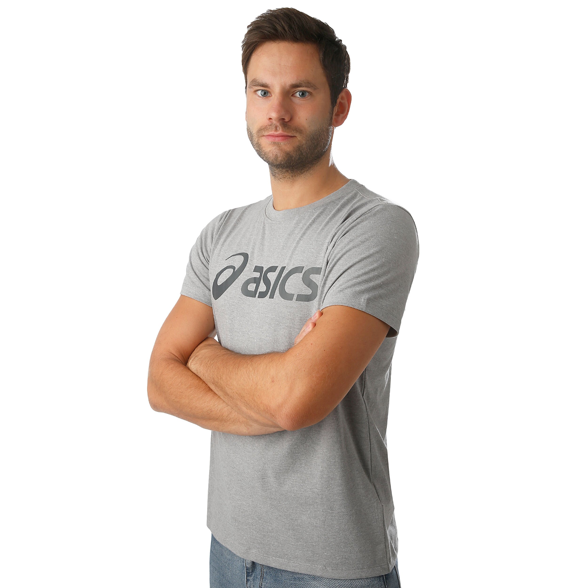 Magliette asics grigio outlet