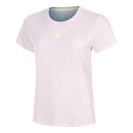 Abbigliamento da tennis Quiet Please Quiet Please Mind Spin Maglietta Donna-Lilla,Giallo
