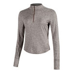 Abbigliamento Nike Nike Swift Half-Zip Camicia da corsa Donna - marrone, 