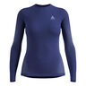 Performance WarmCrew Manica lunga Donna-blu
