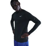 Abbigliamento Nike Nike Stride Camicia da corsa Uomini - nero, argento