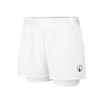 Abbigliamento Quiet Please Quiet Please Point 2in1 Pantaloncini Donna-Bianco