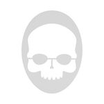 Accessori per racchette Prince Prince Skull Stencil Sagoma Del Logo-Bianco