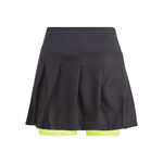 Abbigliamento adidas adidas Pleat Pro Gonna Donna-Nero,Lime