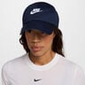 Club Futura Metal Swoosh Cappellino-Blu Scuro,Bianco