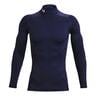 Coldgear Comp Mock Manica Lunga Uomini-Blu Scuro