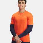 Abbigliamento Under Armour Under Armour Vanish Energy Maglietta Uomini-arancione