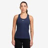 Dri-Fit Swoosh Canottiera Donna-Blu Scuro