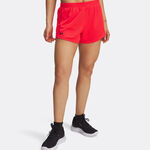 Abbigliamento Under Armour Under Armour Tech Play Up Mesh Pantaloncini Donna-Rosso