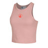 Crossroad Ribbed Canottiera Donna-Rosa Antico,Rosso