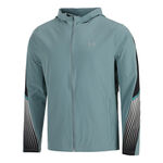 Abbigliamento Under Armour Under Armour Velociti Storm Hooded Giacca Da Corsa Uomini-Grigio-blu,Nero