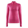 Core Dry Active Comfort Half-Zip Manica Lunga Donna-Blu Scuro