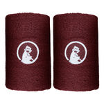 Abbigliamento da tennis Quiet Please Quiet Please Long Polsino Anti Sudore Confezione Da 2-Vino Rosso