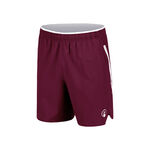 Abbigliamento da tennis Quiet Please Quiet Please Create Drop 7in Pantaloncini Uomini-Vino Rosso,Bianco