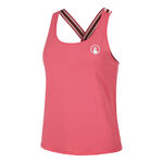 Abbigliamento da tennis Quiet Please Quiet Please Endlessly Serve & Volley 2.0 Canottiera Donna-Corallo,Multicolore