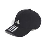 Abbigliamento adidas adidas 3Stripes Cappellino-Nero,Bianco