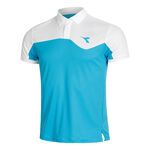 Abbigliamento Diadora Diadora Court Polo Uomini-Blu,Bianco