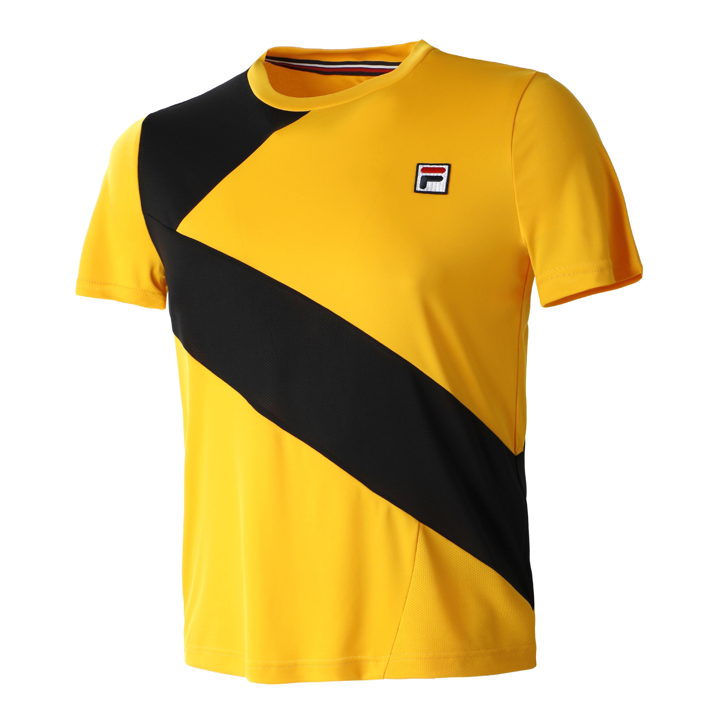 Buy Fila Louis Maglietta Uomini Giallo Nero online Tennis Point IT