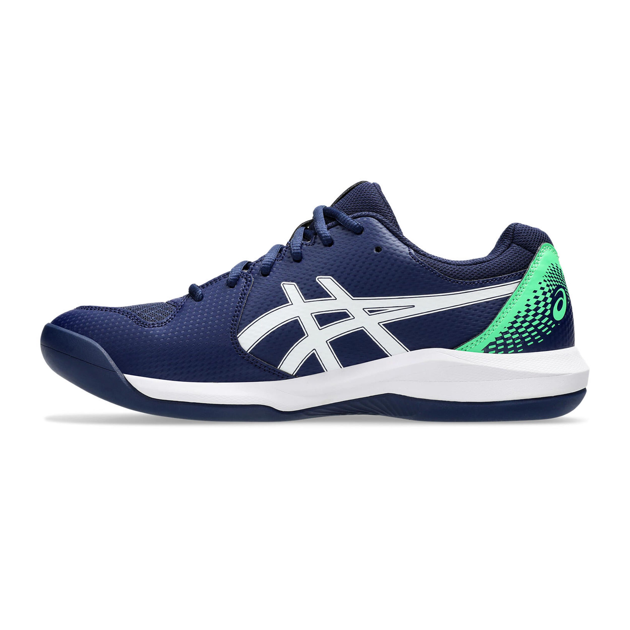 Buy ASICS Gel Dedicate 8 Indoor Scarpa Per Tappeto Uomini Blu Bianco online Tennis Point IT
