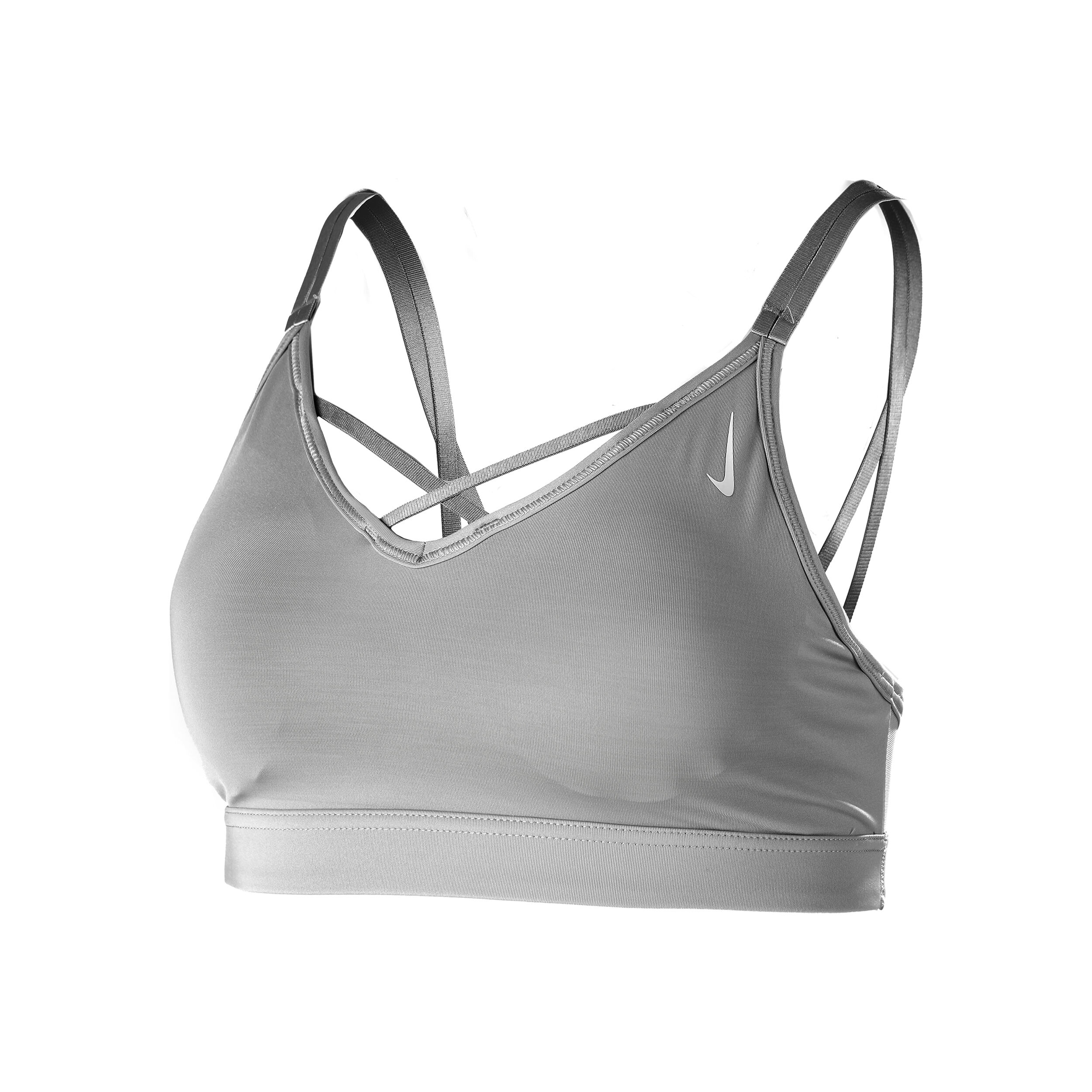 Buy Nike Dri Fit Indy Light Support Strappy Reggiseni Sportivi Donna Grigio online Tennis Point IT