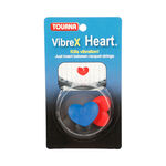 Accessori per racchette Tourna Tourna Vibrex Heart Antivibrazioni Confezione Da 3-Rosso,Nero