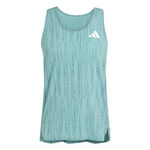 Abbigliamento adidas adidas adizero Camicia da corsa Uomini - salvia, 