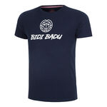 Abbigliamento Da Tennis BIDI BADU Crew Logo Tee - dark blue