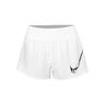 Dri-Fit One Swoosh Pantaloncini Da Corsa Donna-Bianco