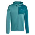 Abbigliamento adidas adidas Terrex XPR Light Fleece Giacca Da Corsa Uomini-Verde Scuro,Verde