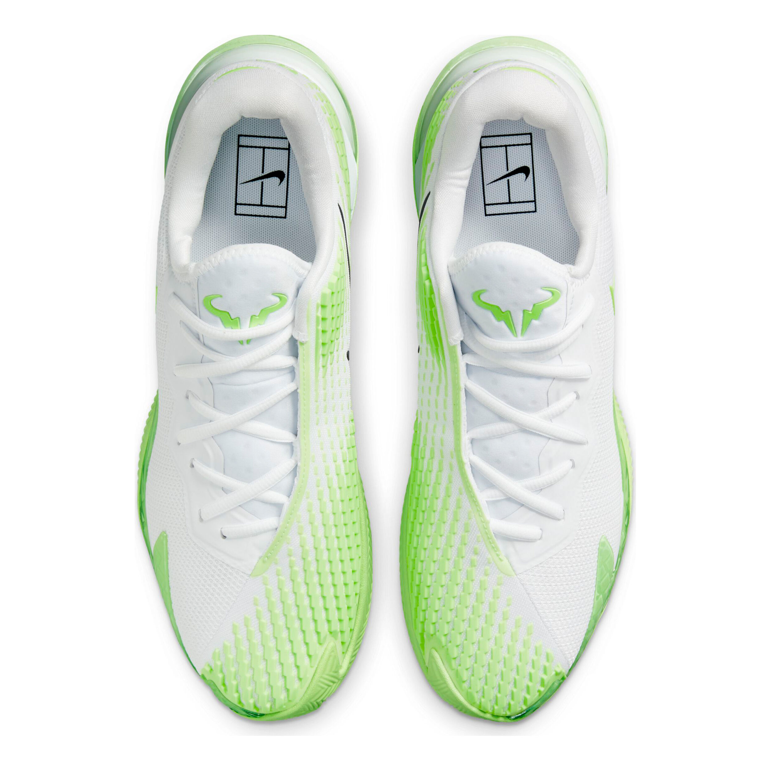 Buy Nike Rafael Nadal Zoom Vapor Cage 4 Scarpa Per Terra Rossa Uomini Bianco Verde Neon online Tennis Point IT