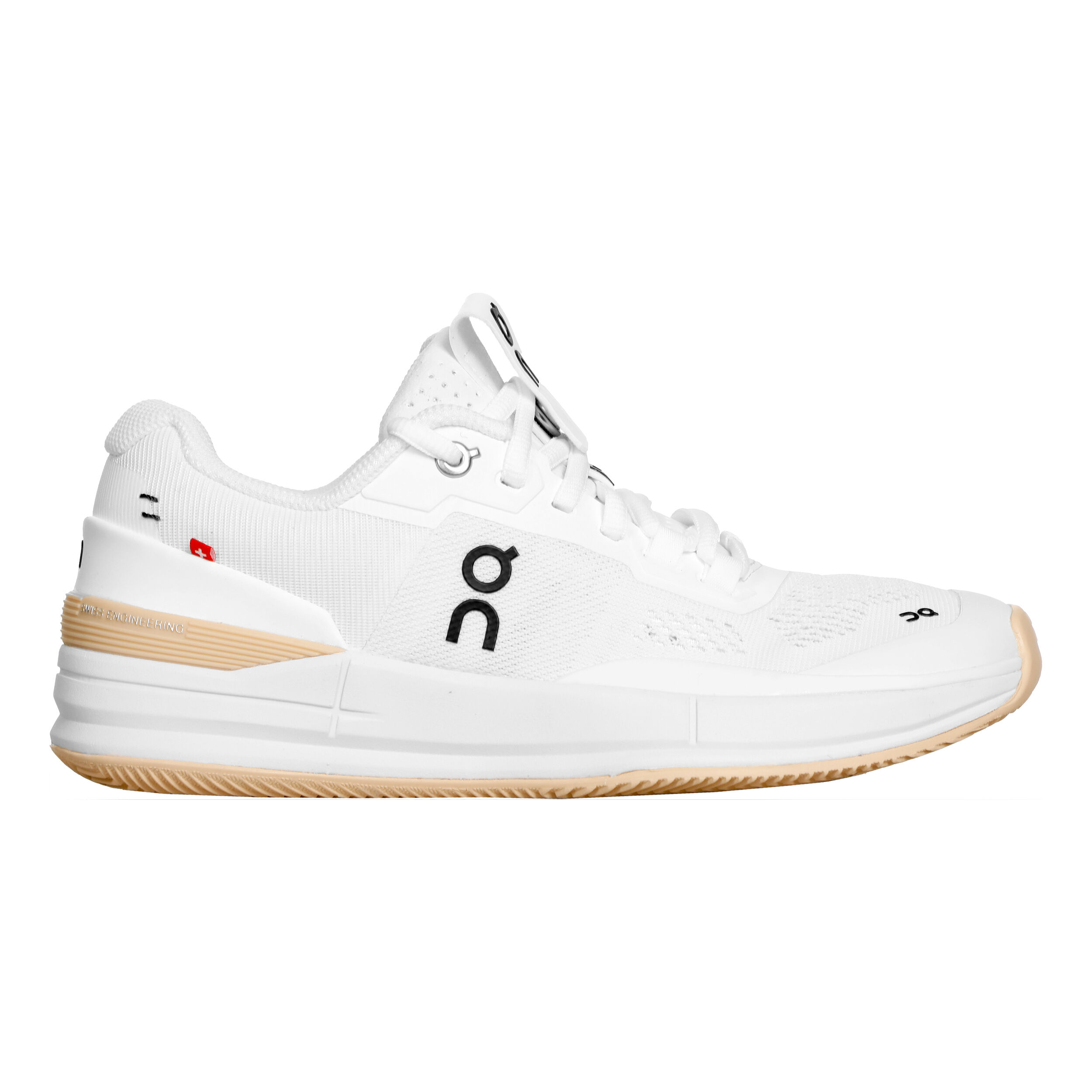 Buy On The Roger Pro Scarpa Per Terra Rossa Donna Bianco Beige online Tennis Point IT