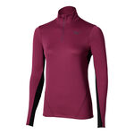 Abbigliamento Mizuno Mizuno Tech Thermal Charge Half Zip Camicia Da Corsa Donna-Viola