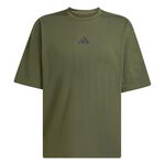 Abbigliamento adidas adidas Oversize Maglietta Uomini-verde scuro