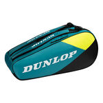 Dunlop Dunlop SX Club Borsa Per Racchetta Da 6-Nero,Turchese