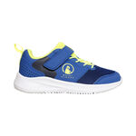 Scarpe da tennis Quiet Please Quiet Please Courtstyler Velcro Scarpa Per Tutte Le Superfici Bambini-Blu,Giallo