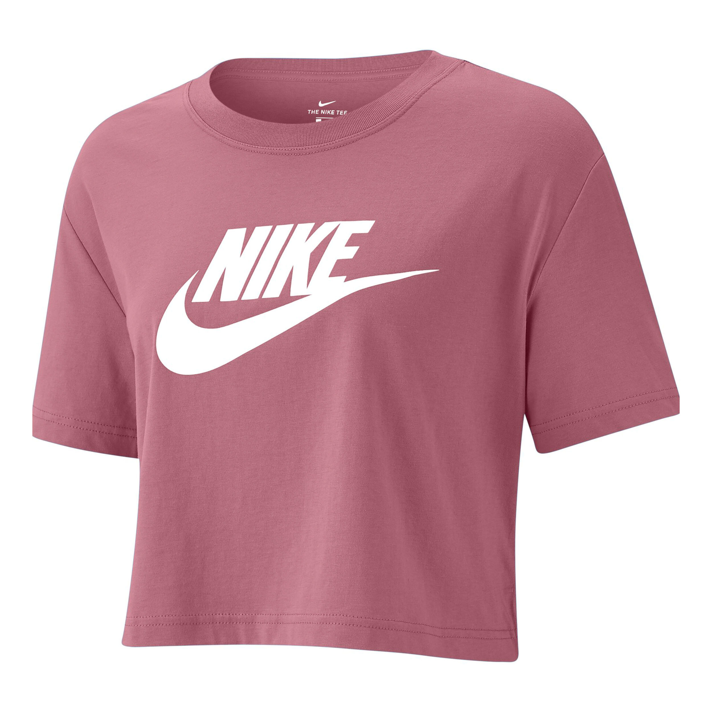 camiseta cropped nike sportswear essential cr feminina