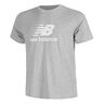 Stacked Logo Tee Maglietta Uomini-Grigio