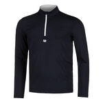 Abbigliamento Wilson Wilson Elevate Performance Manica Lunga Uomini-Blu Scuro
