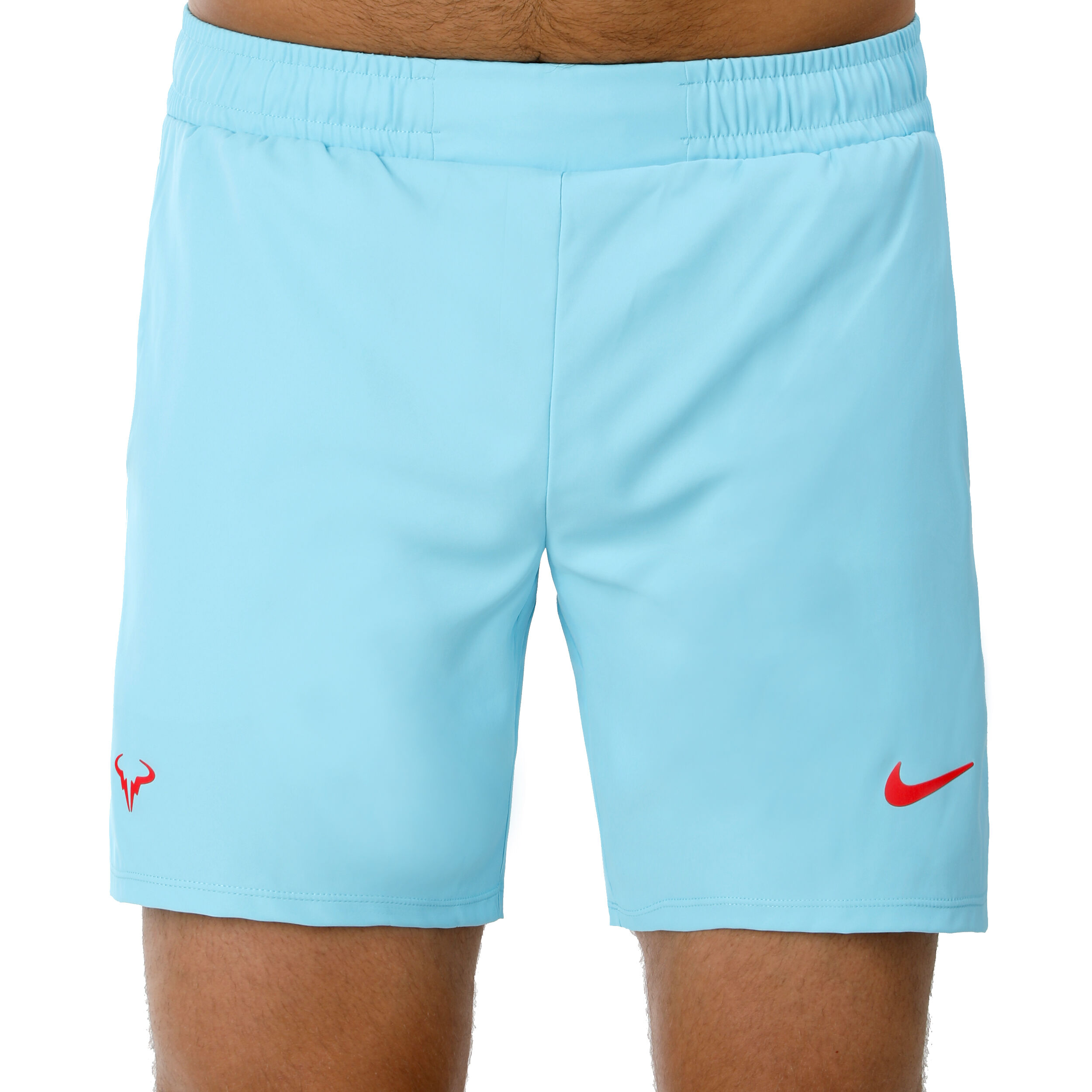 Buy Nike Rafael Nadal Court Dri Fit Pantaloncini Uomini Blu Chiaro Rosso Neon online Tennis Point IT