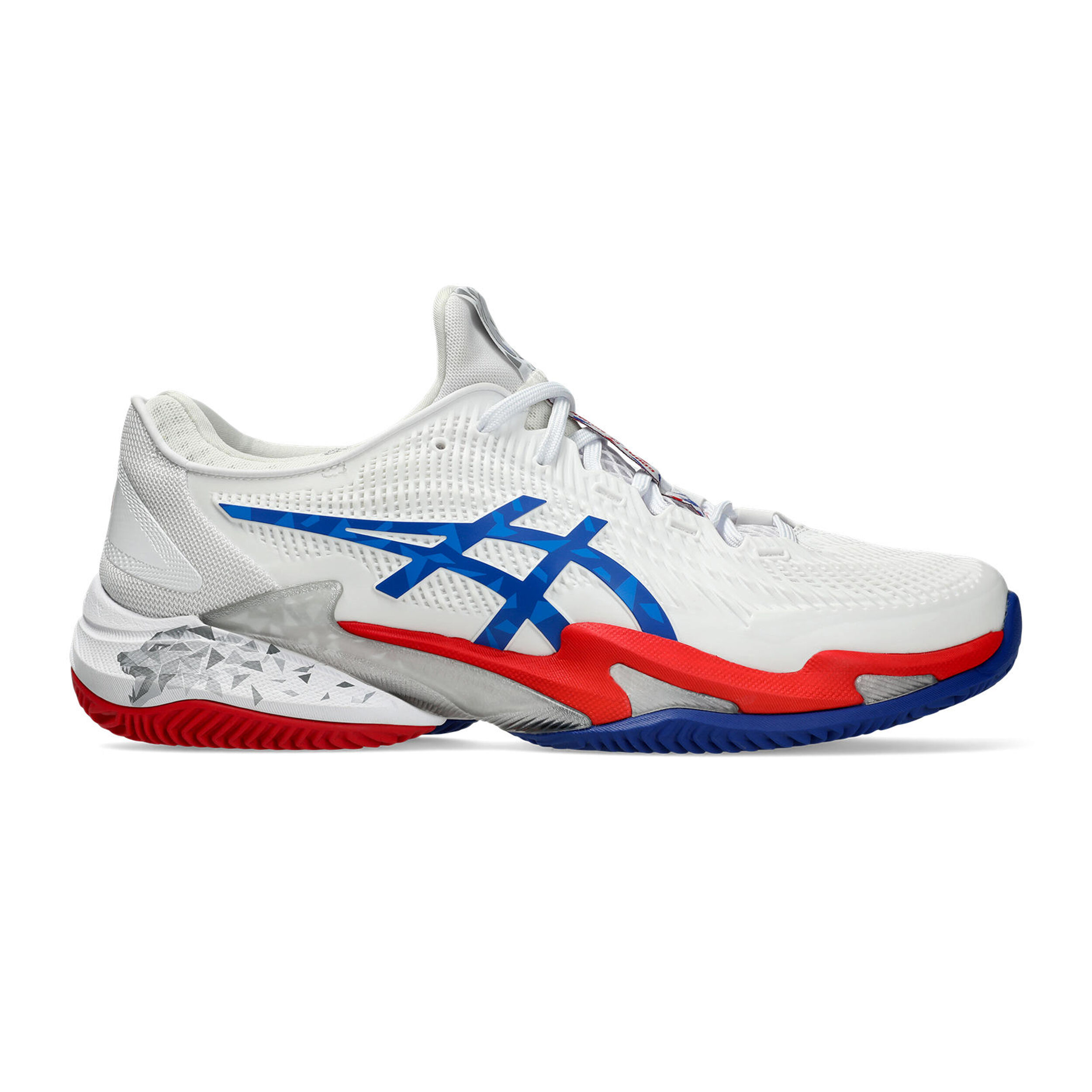 Buy ASICS Court FF 3 Clay Novak Scarpa Per Terra Rossa Uomini Bianco Blu online Tennis Point IT