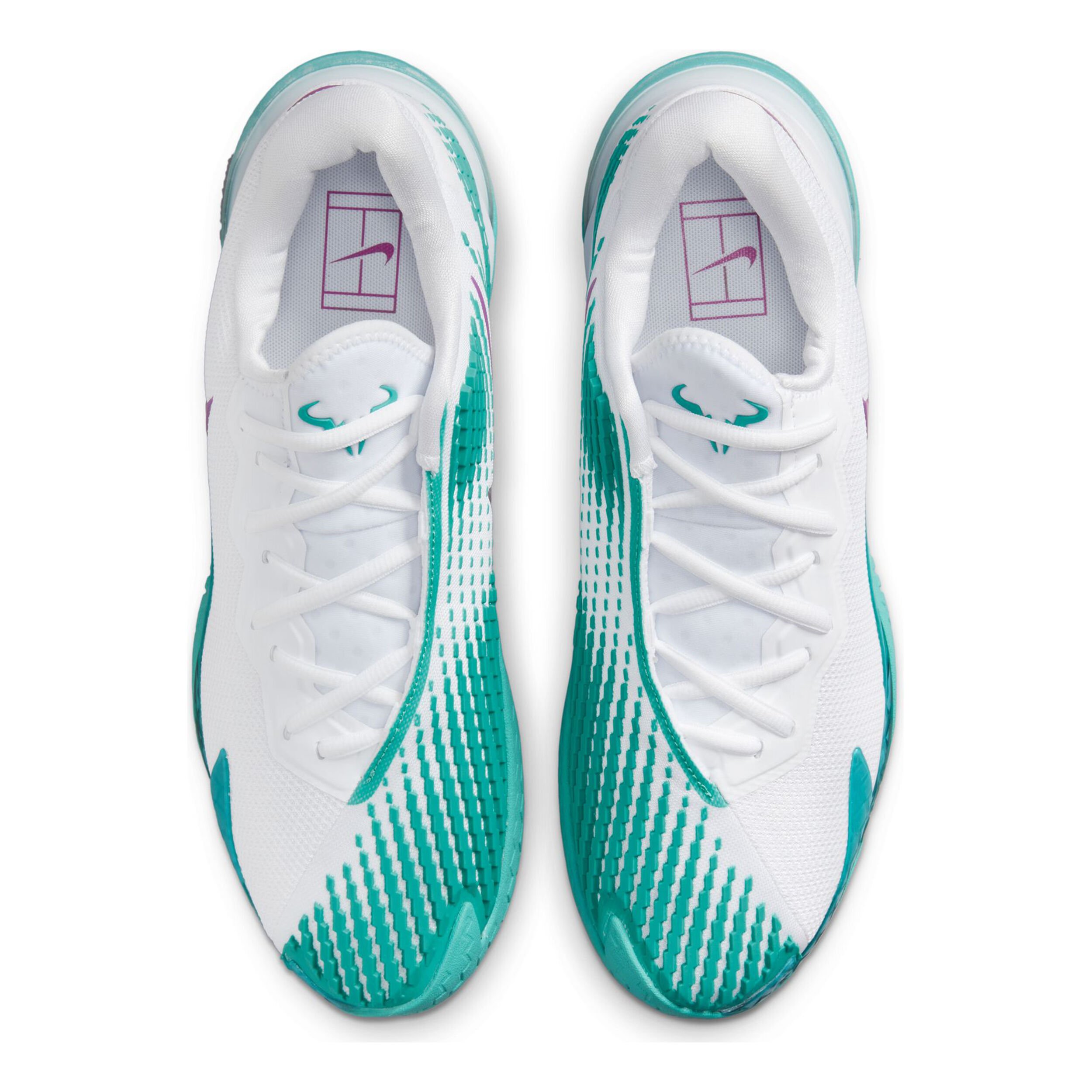 Buy Nike Rafael Nadal Court Vapor Zoom Cage 4 Scarpa Per Tutte Le Superfici Uomini Bianco Verde online Tennis Point IT
