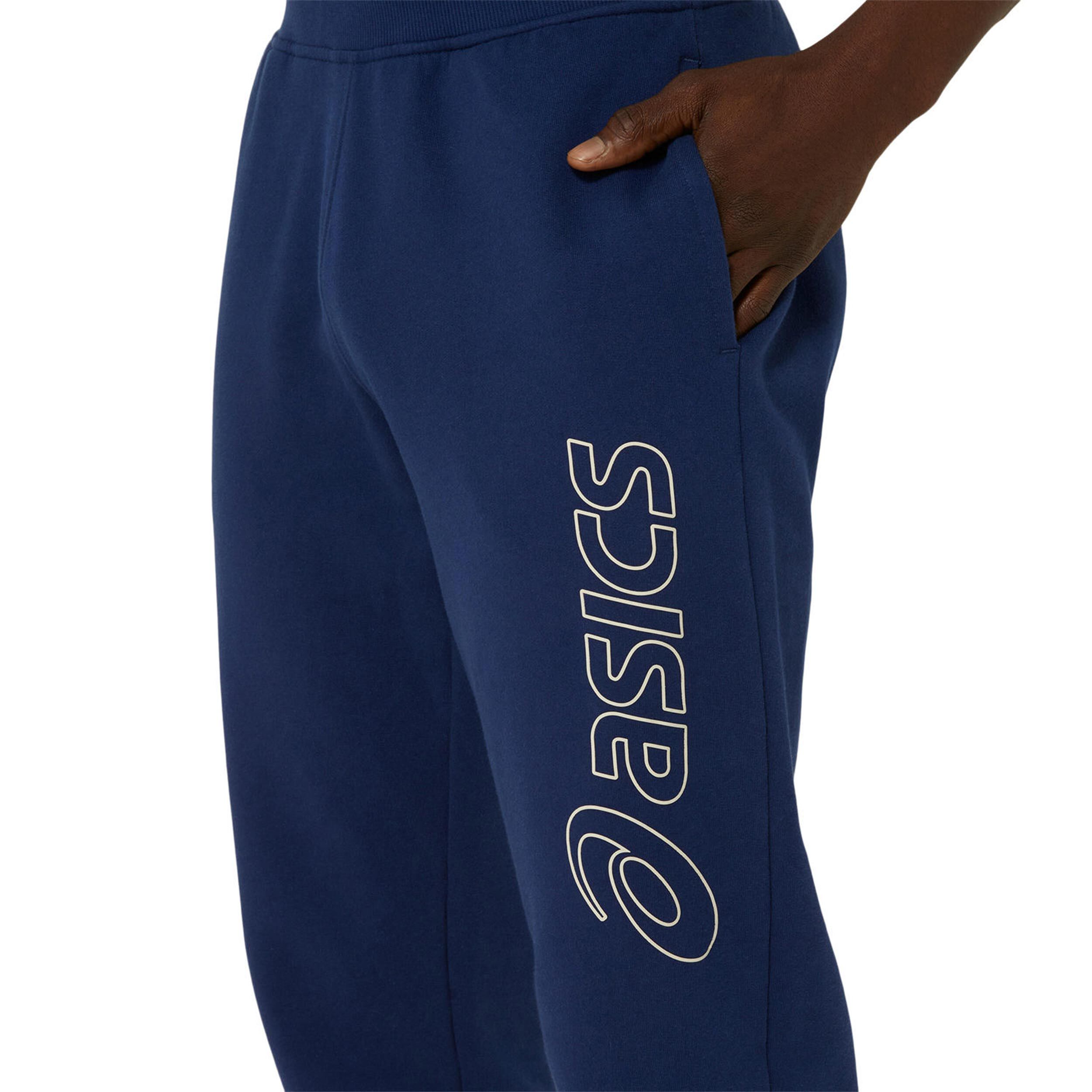 Buy ASICS Logo Pantalone Da Allenamento Uomini Blu Scuro online Tennis Point IT