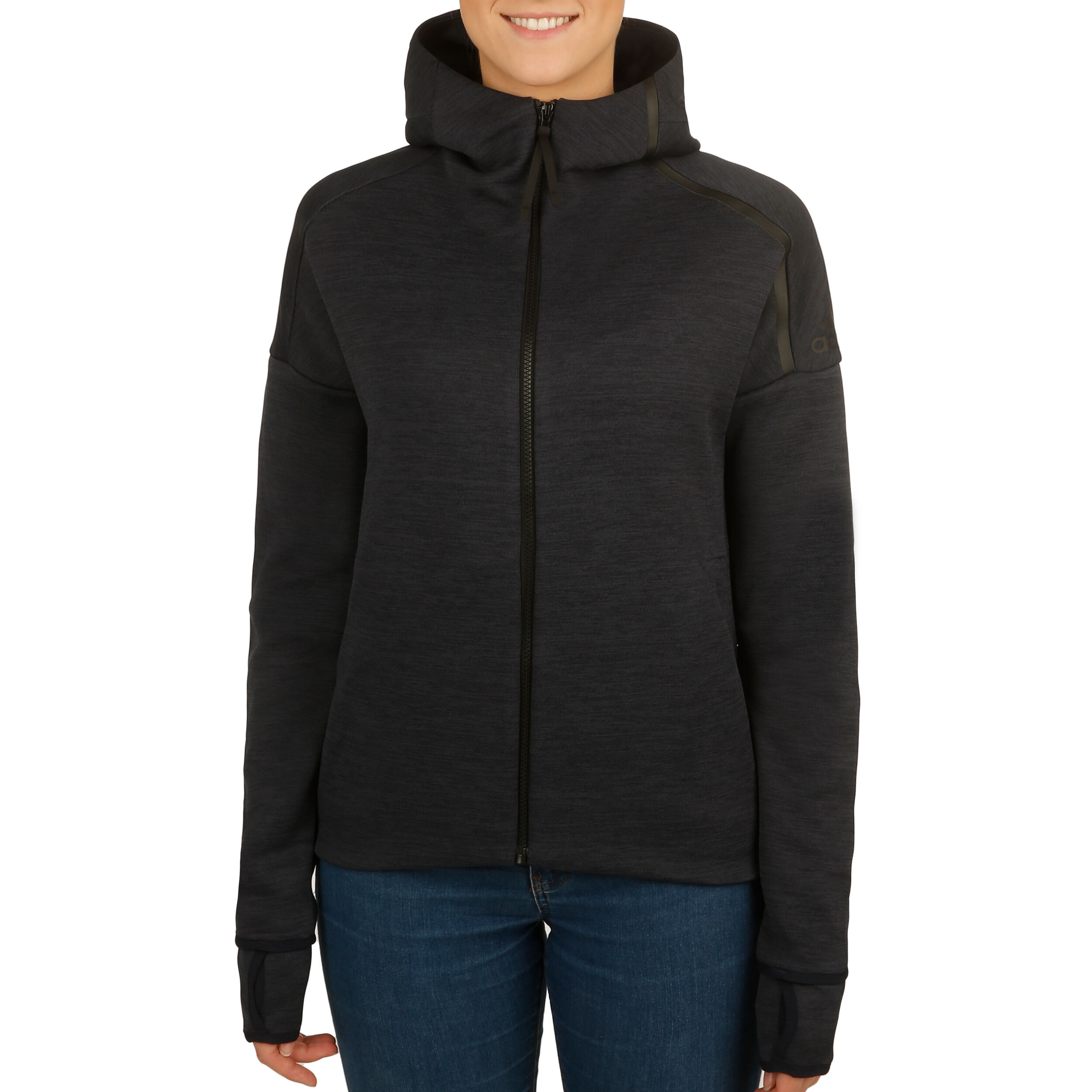 adidas Z.N.E. Fast Release Zipper Felpa Con Cappuccio Donna - Blu Scuro, Nero compra online | Tennis-Point