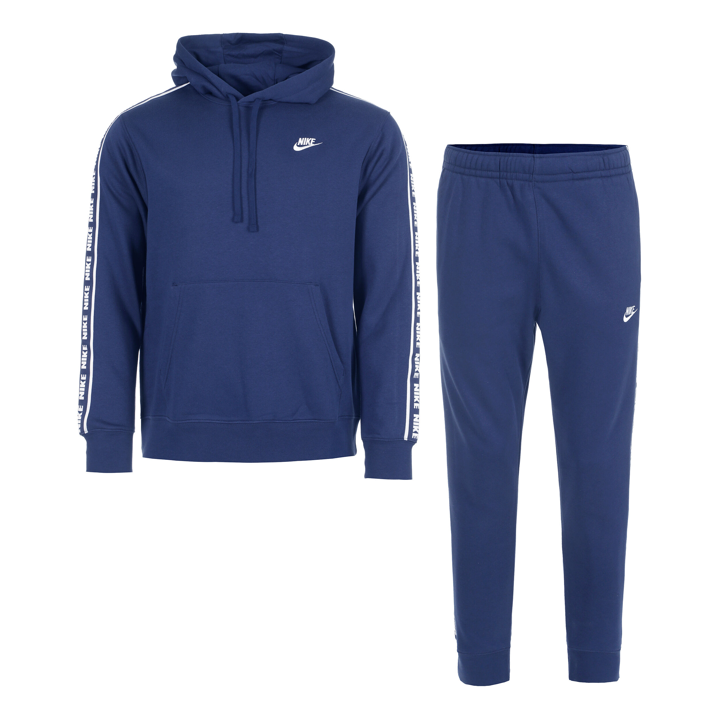 Buy Nike Club Fleece GX Tuta Da Allenamento Uomini Blu Scuro Bianco online Tennis Point IT