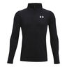 Tech 2.0 1/2 Zip Manica Lunga Ragazzi-Nero,Bianco