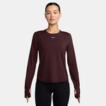 Abbigliamento Nike Nike One Classic Dri-FIT Manica lunga Donna - rosso scuro, bianco