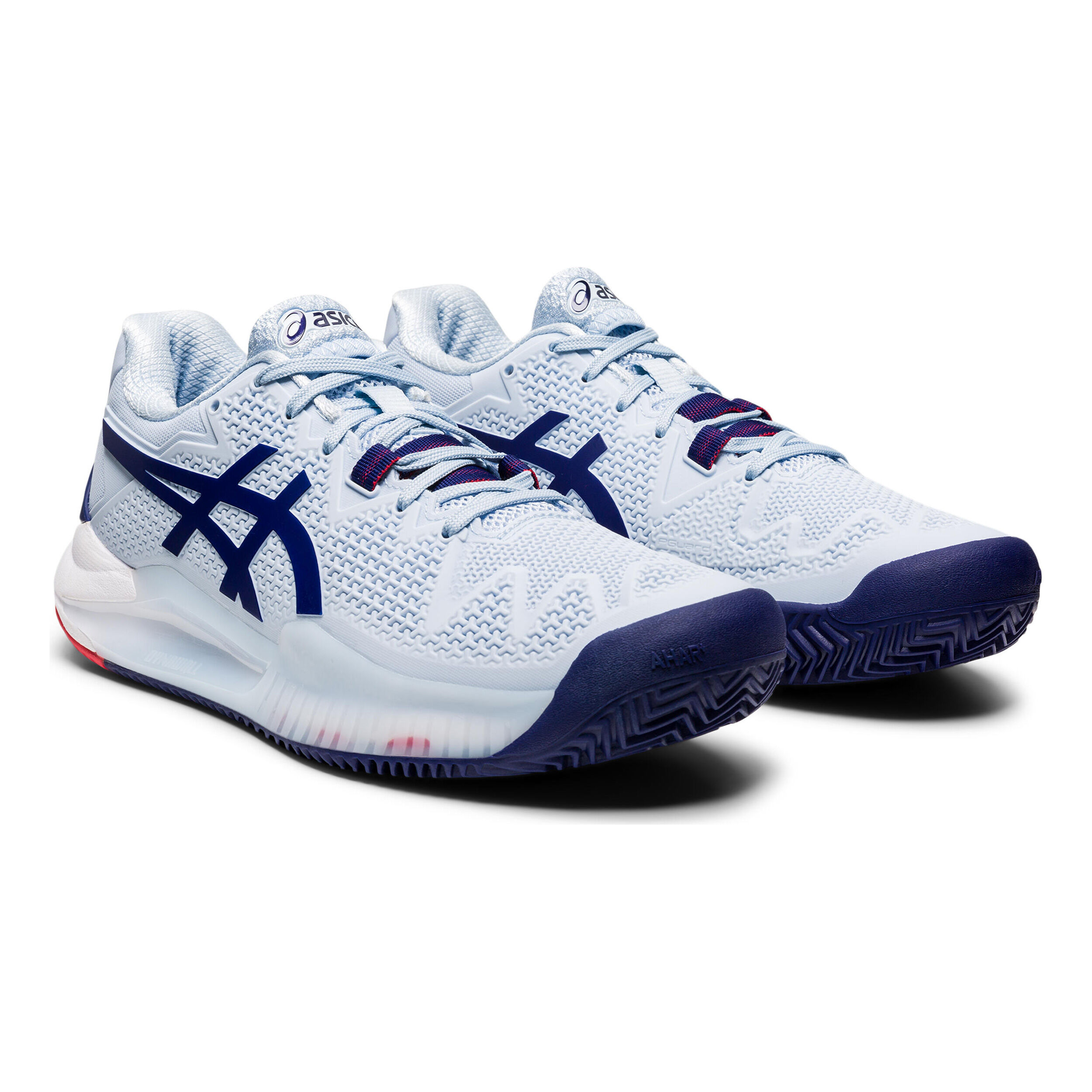 Buy ASICS Gel Resolution 8 Scarpa Per Terra Rossa Donna Blu Chiaro