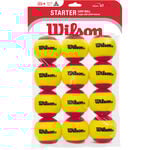 Palline da tennis Wilson Wilson Starter Red (Stage 3) Sacchetto Da 12