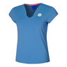 Spike V-Neck Maglietta Donna-Blu